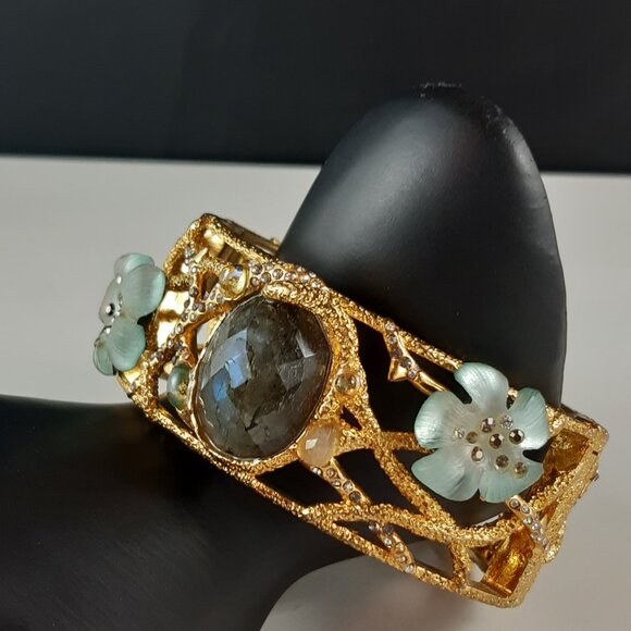 Alexis Bittar Clamp Bracelet, Signed - Picture 7 of 8